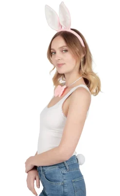 Accessoire set Roze Konijn