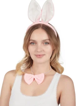 Accessoire set Roze Konijn