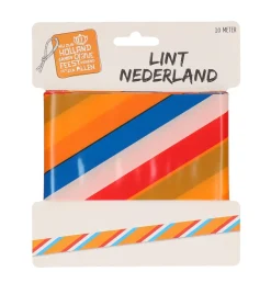 Afzetlint Holland oranje 10m