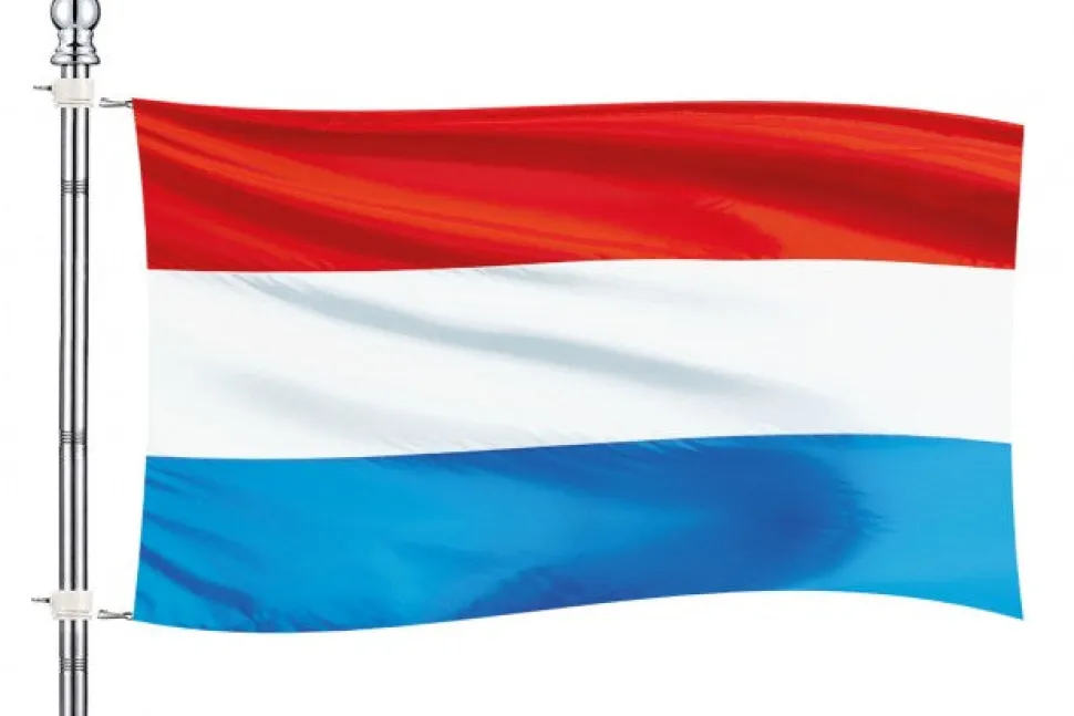 Aluminium vlaggenstok met houder