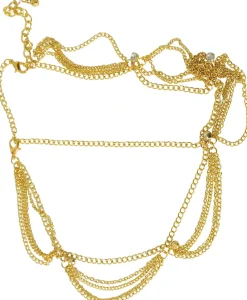 Arabische hoofdband ketting goud