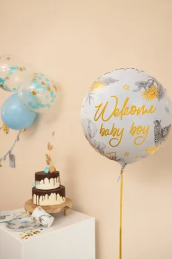 Ballonnen baby safari blue 6st