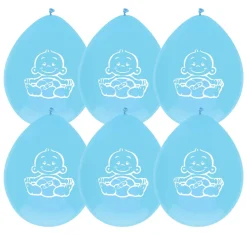 Ballonnen geboorte baby 6 stuks