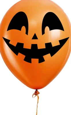 Ballonnen Halloween Pompoen 10st