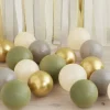 Ballonnen kleurenset Green/Gold/Grey/Sand 5inch