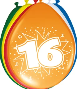 Ballonnen Leeftijden 8st