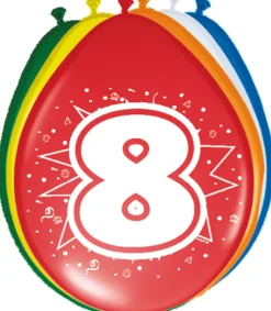 Ballonnen Leeftijden 8st