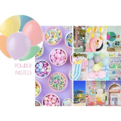 Ballonnen mix van kleuren - biologisch afbreekbaar