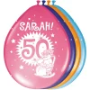 Ballonnen Sarah Knalfeest 8st
