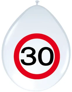 Ballonnen Verkeersbord Leeftijd