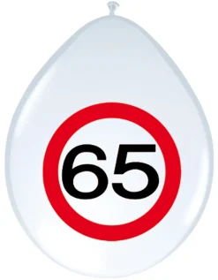 Ballonnen Verkeersbord Leeftijd