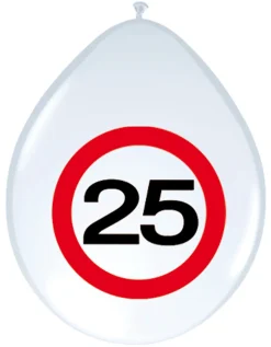 Ballonnen Verkeersbord Leeftijd