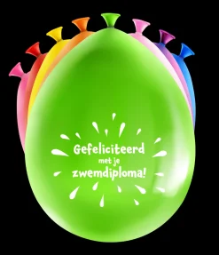 Ballonnen Zwemdiploma 8st