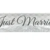 Banier 300x60cm Just Married