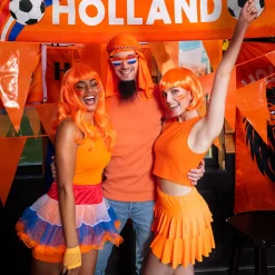 Banner Holland voetbal 180x50cm