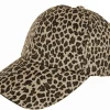 Baseballcap panter glitter goud