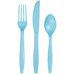 Besteksetje plastic 18delig