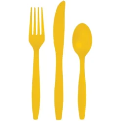 Besteksetje plastic 18delig
