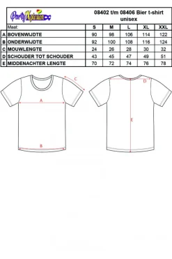 Bier t-shirt unisex