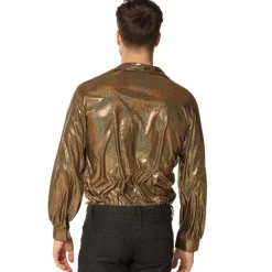 Blouse goud glitters