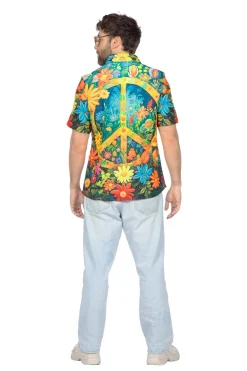 Blouse Hippie Peace Bloemen