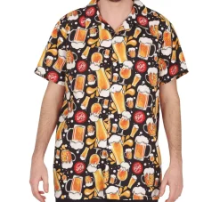 Blouse met bierglazen