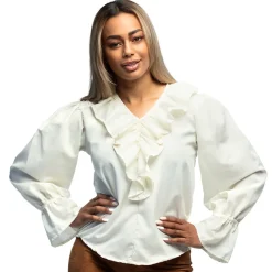 Blouse piraat dame