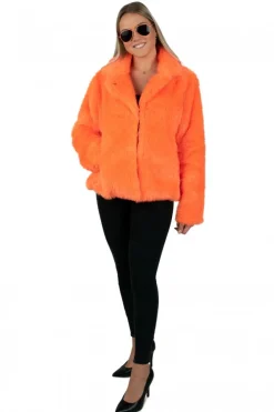 Bontjas neon kleuren dames
