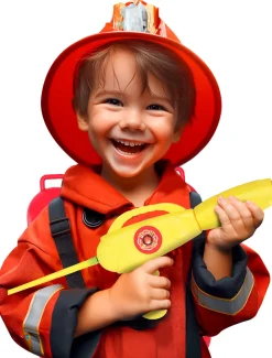 Brandweerman waterblusser kinderen