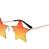 Bril festival star orange