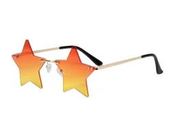 Bril festival star orange
