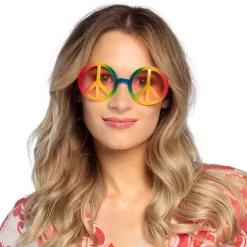Bril hippie peace flower power