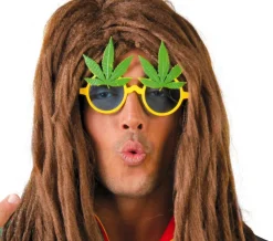 Bril Rasta glazen wietblad