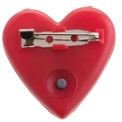 Broche Hartje met licht