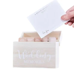 Bruiloft Memories box hout
