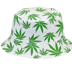 Bucket Hat Wietbladeren