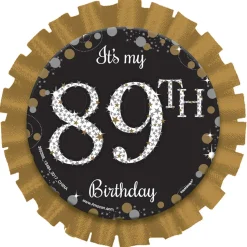Button personaliseerbaar Sparkling Celebration goud/zilver