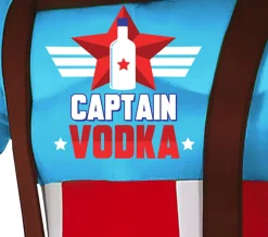 Captain Vodka kostuum voor heren