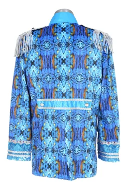 Carnavalsjas Blue Silver Man