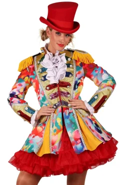 Carnavalsjas Color Paint Splatters dames