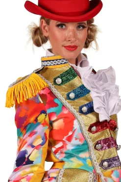 Carnavalsjas Color Paint Splatters dames