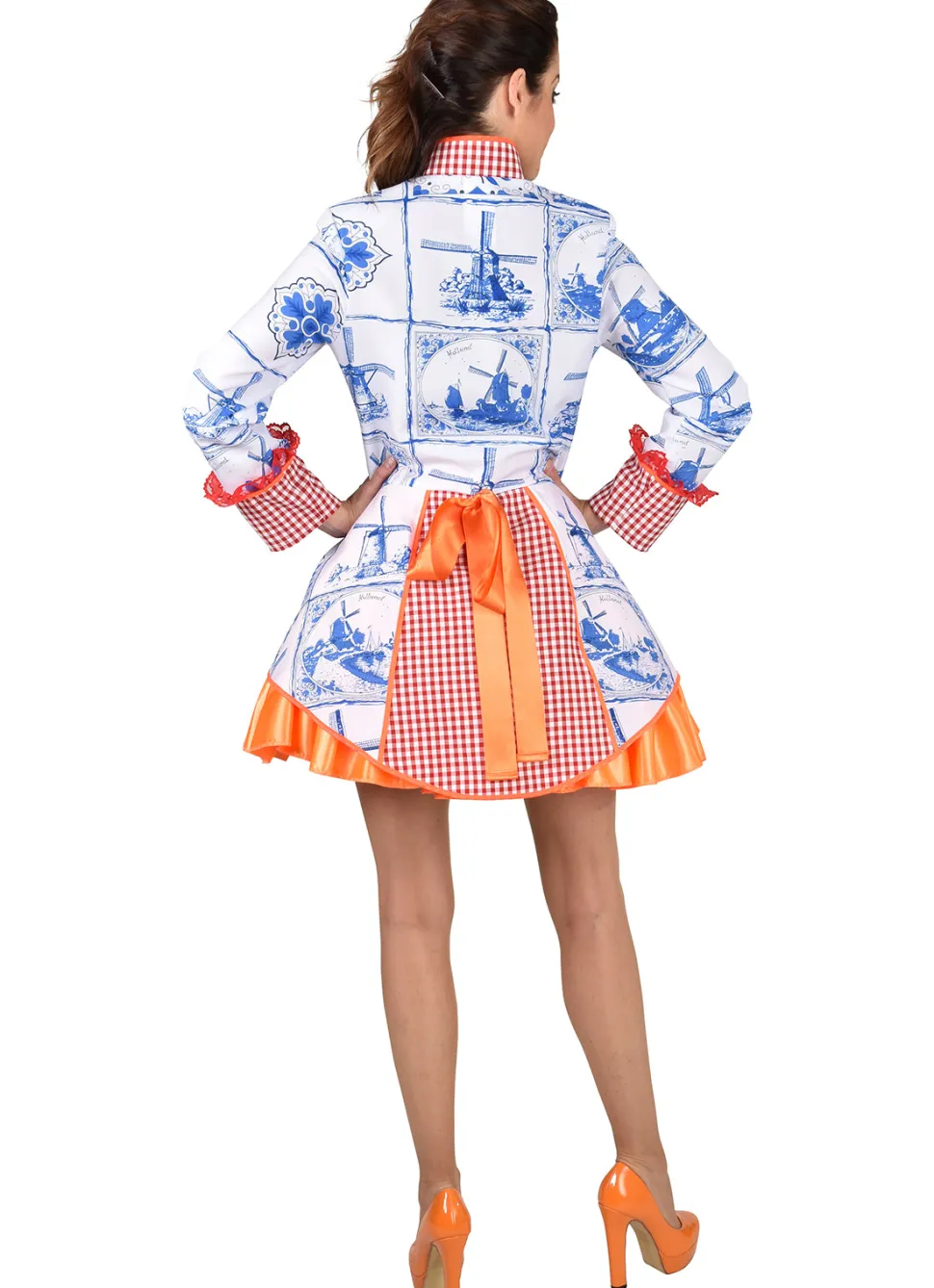 Carnavalsjas Delfts blauw dames