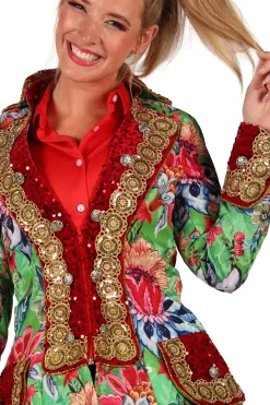 Carnavalsjas Flower Sensation Dames