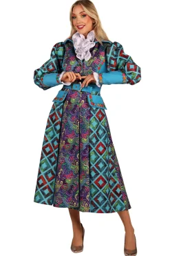 Carnavalsjas Flower Square dames