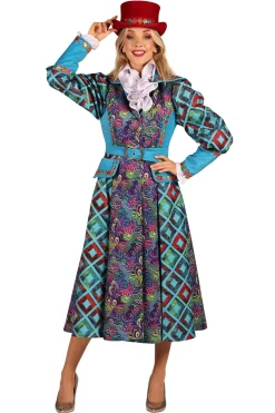 Carnavalsjas Flower Square dames