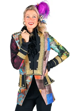Carnavalsjas Patchwork Mix dames