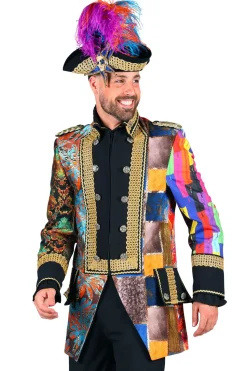 Carnavalsjas Patchwork Mix Heren