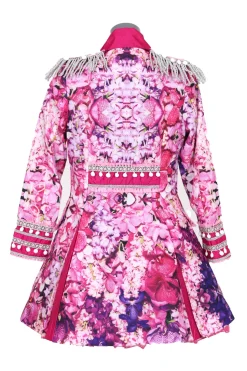 Carnavalsjas Pink Flower dames