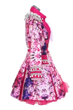Carnavalsjas Pink Flower dames
