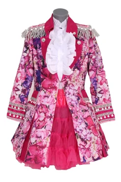 Carnavalsjas Pink Flower dames